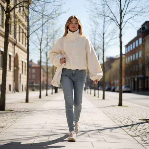 Vilda™ - Varm Teddy jacka